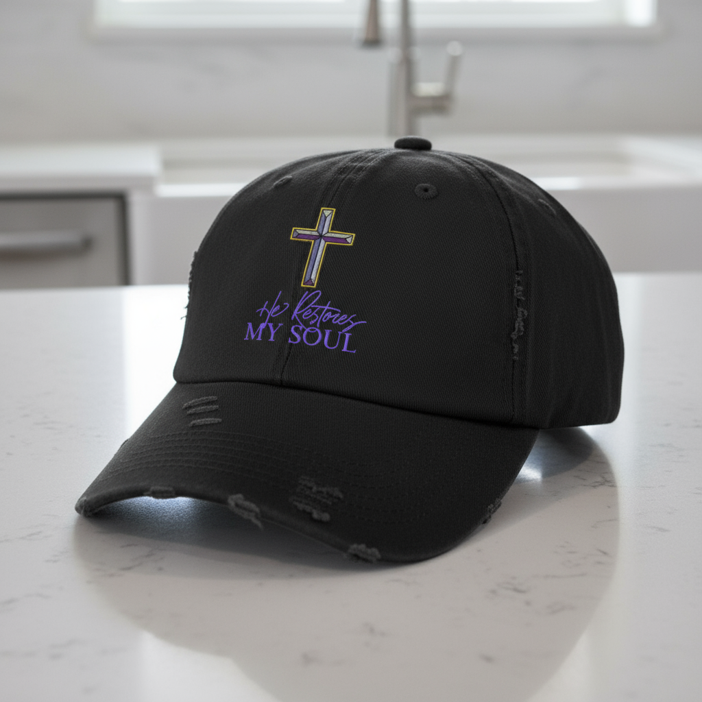 Unisex Distressed Cap