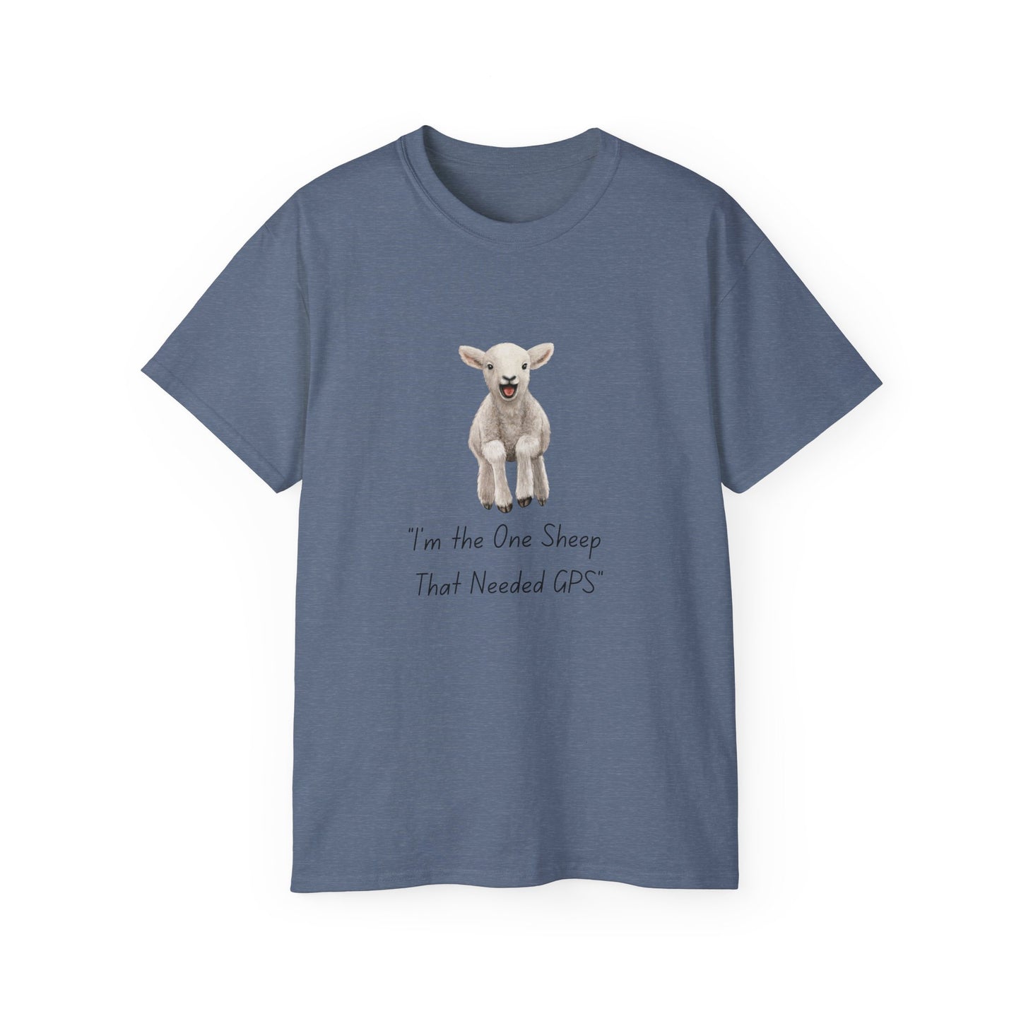 One Sheep with GPS – Faithful & Funny Christian Tee