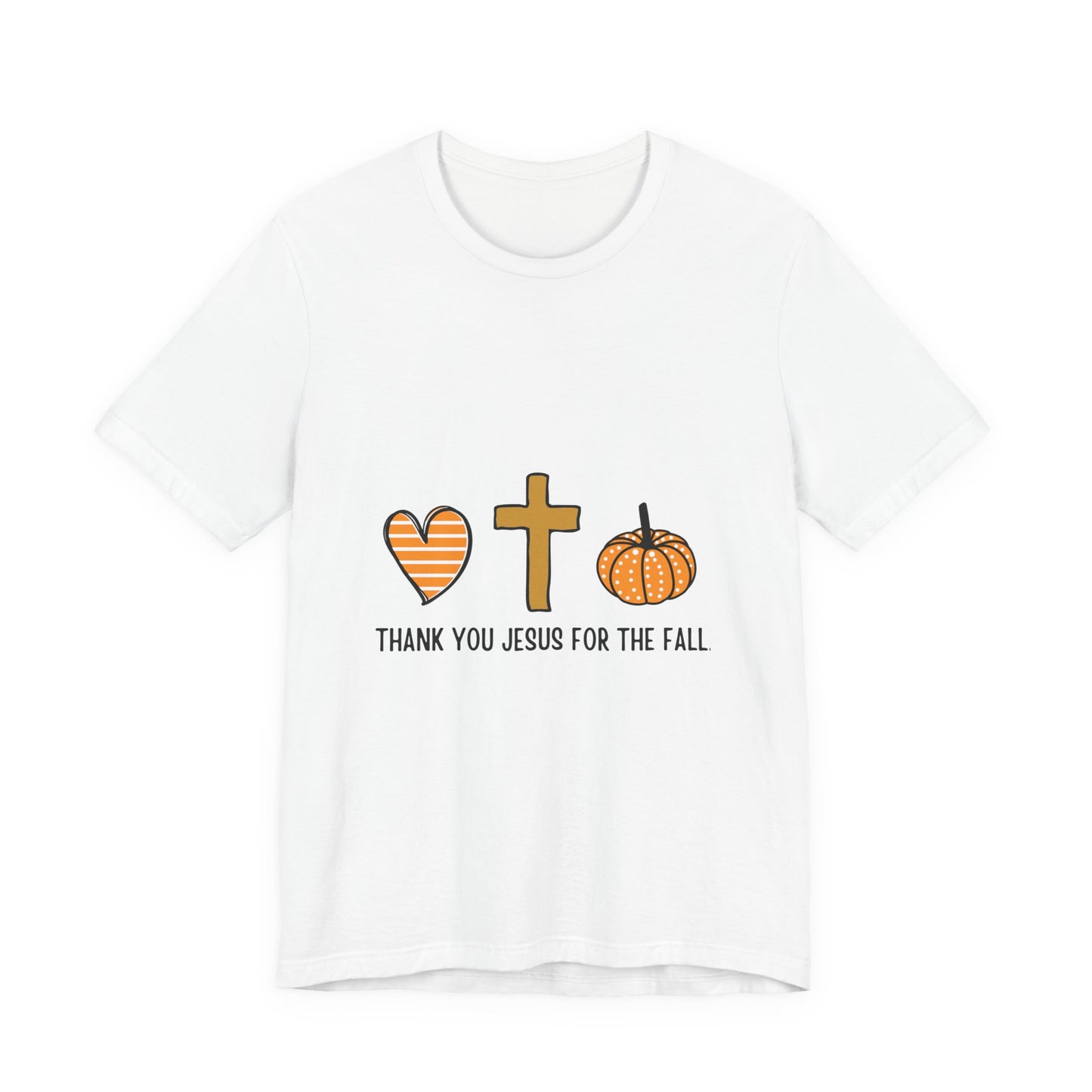 Heart, cross, and pumpkin icons. Perfect for seasonal gatherings, devotionals, and legacy-inspired living. You Jesus for the Fall, Autumn Fashion, Thanksgiving Gift, Faith Shirt, Casual Wear