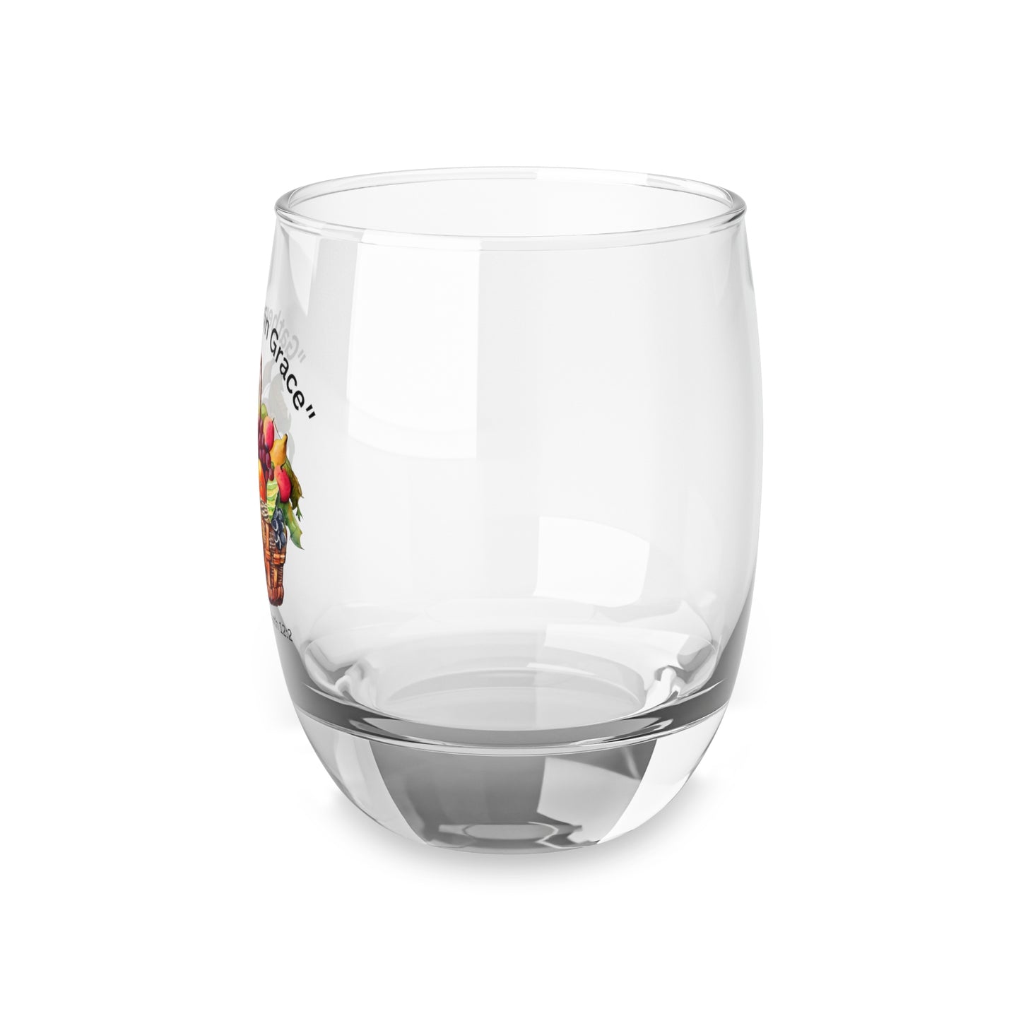 Whiskey Glass - Gathered in Grace Christian Glass for Thanksgiving
