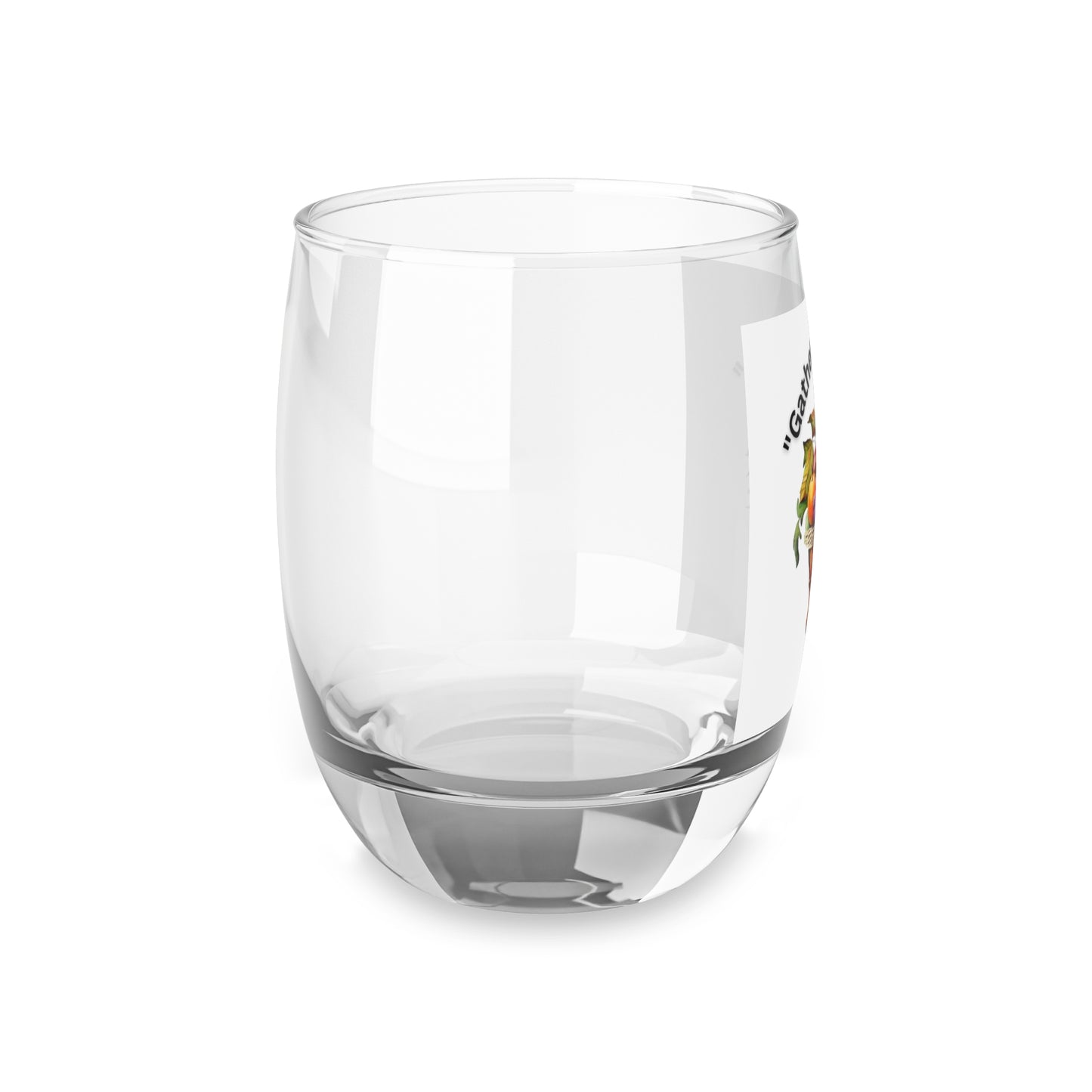 Gathered in Grace Whiskey Glass - Unique Gift, Home Bar Decor, Celebration Drinkware, Christian Encouragement, Personalized Gift