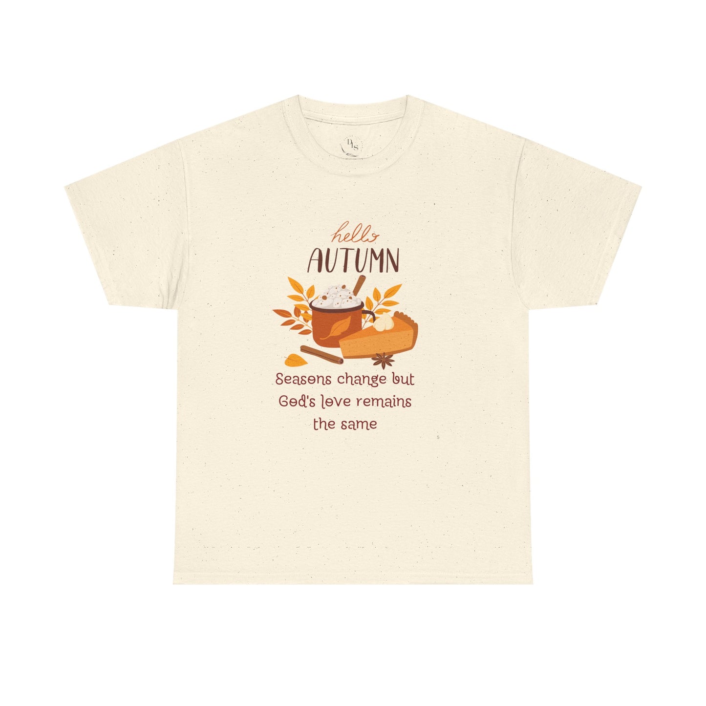 Hello Autumn Christian T-Shirt – God's Love Never Changes