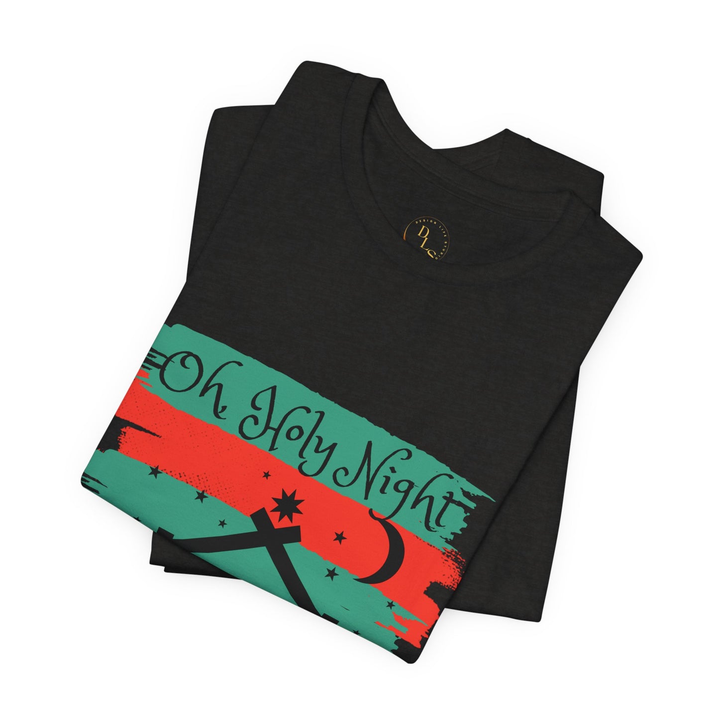 Oh Holy Night Nativity T-Shirt β Christmas Manger Silhouette Tee