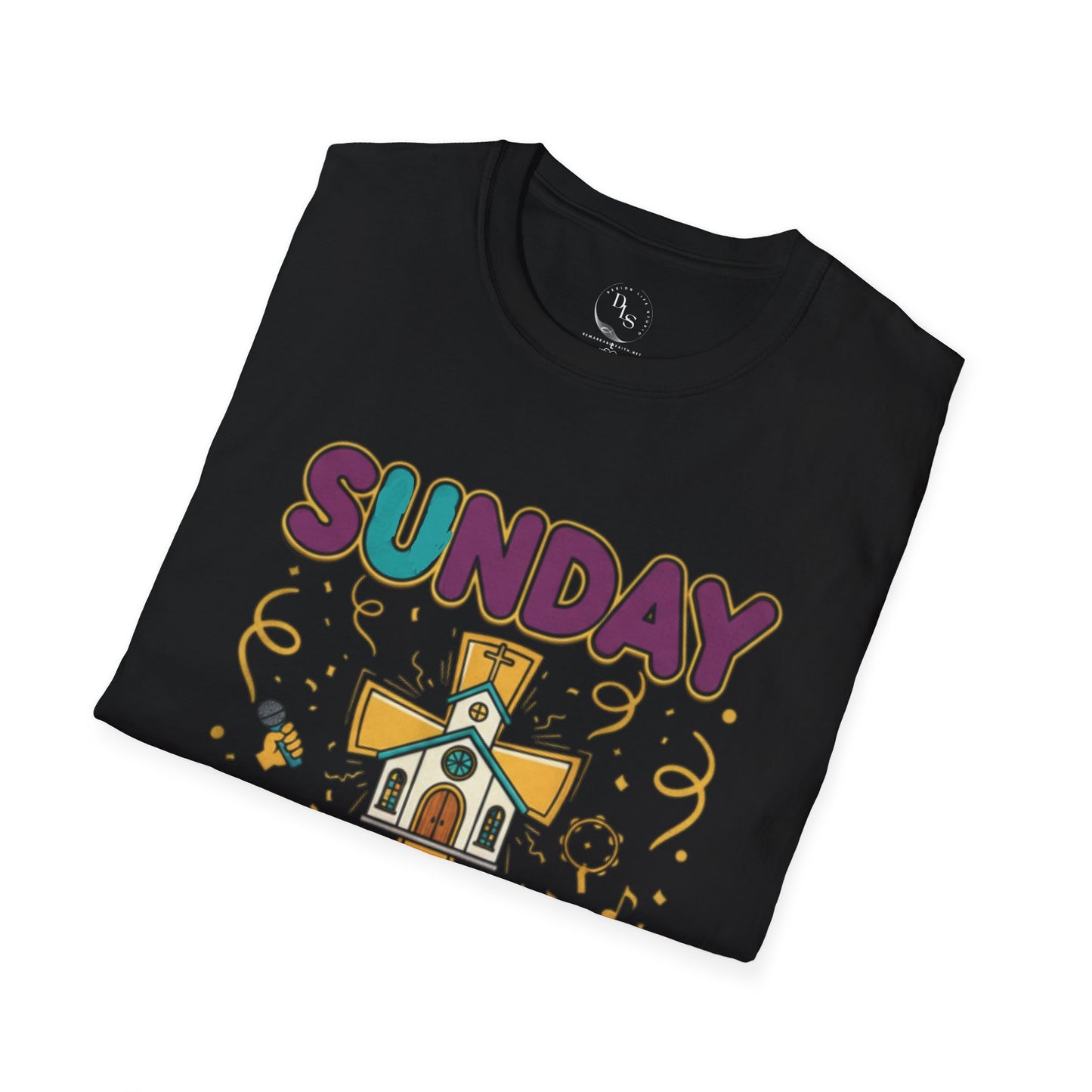 Sunday Church Edition T-Shirt — "Sunday Funday" Christian Graphic Tee