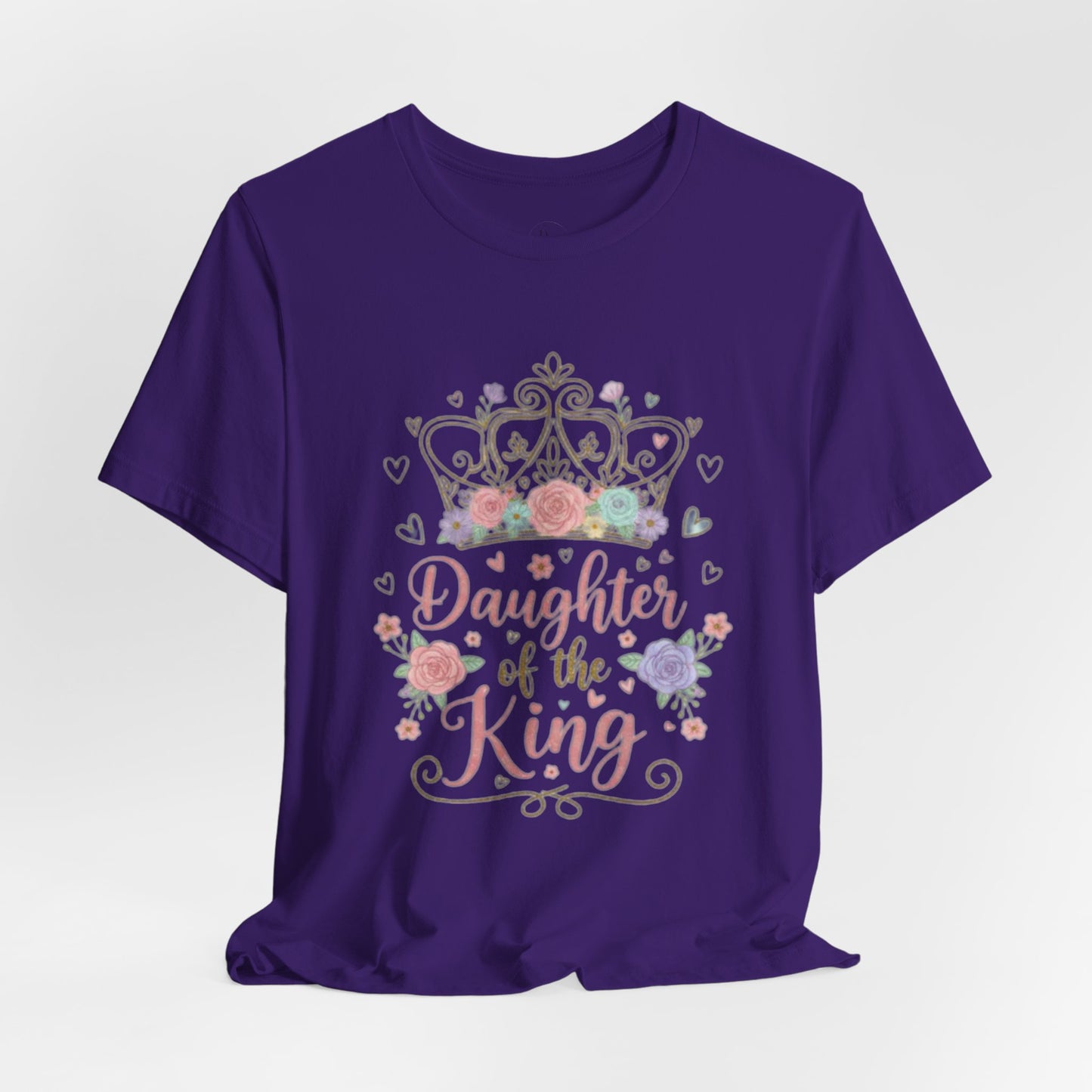 Daughter of the King Tee — Floral Crown Christian Faith T-Shirt