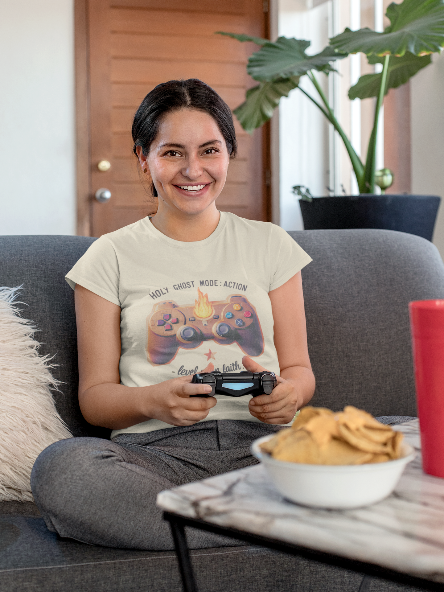 Holy Ghost Mode: ACTION – Faith Level-Up Tee