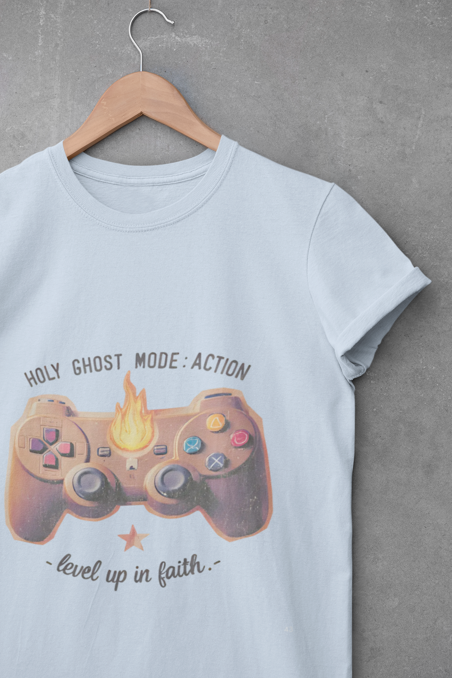 Holy Ghost Mode: ACTION – Faith Level-Up Tee
