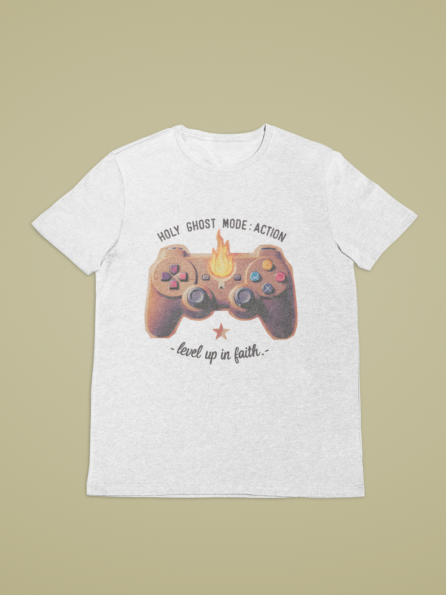 Holy Ghost Mode: ACTION – Faith Level-Up Tee