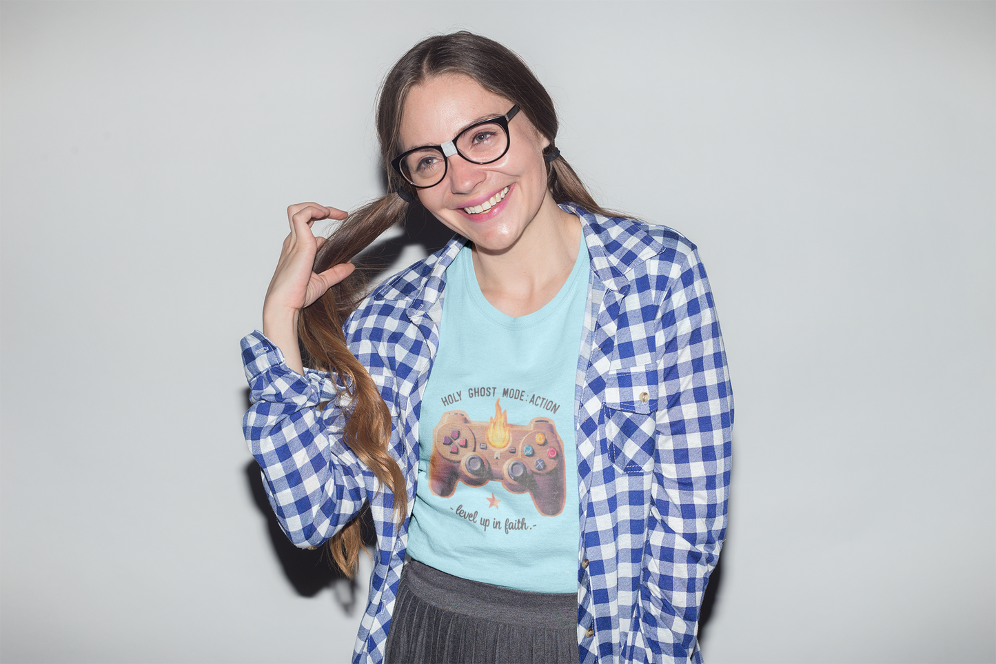 Holy Ghost Mode: ACTION – Faith Level-Up Tee