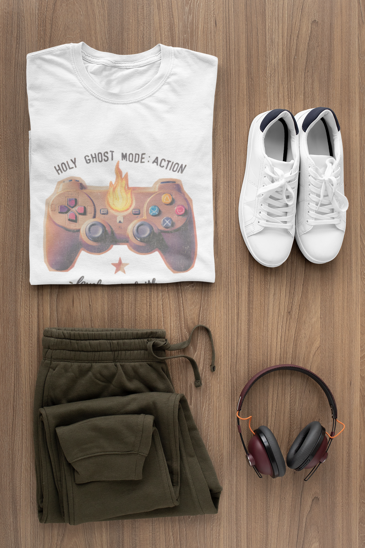 Holy Ghost Mode: ACTION – Faith Level-Up Tee