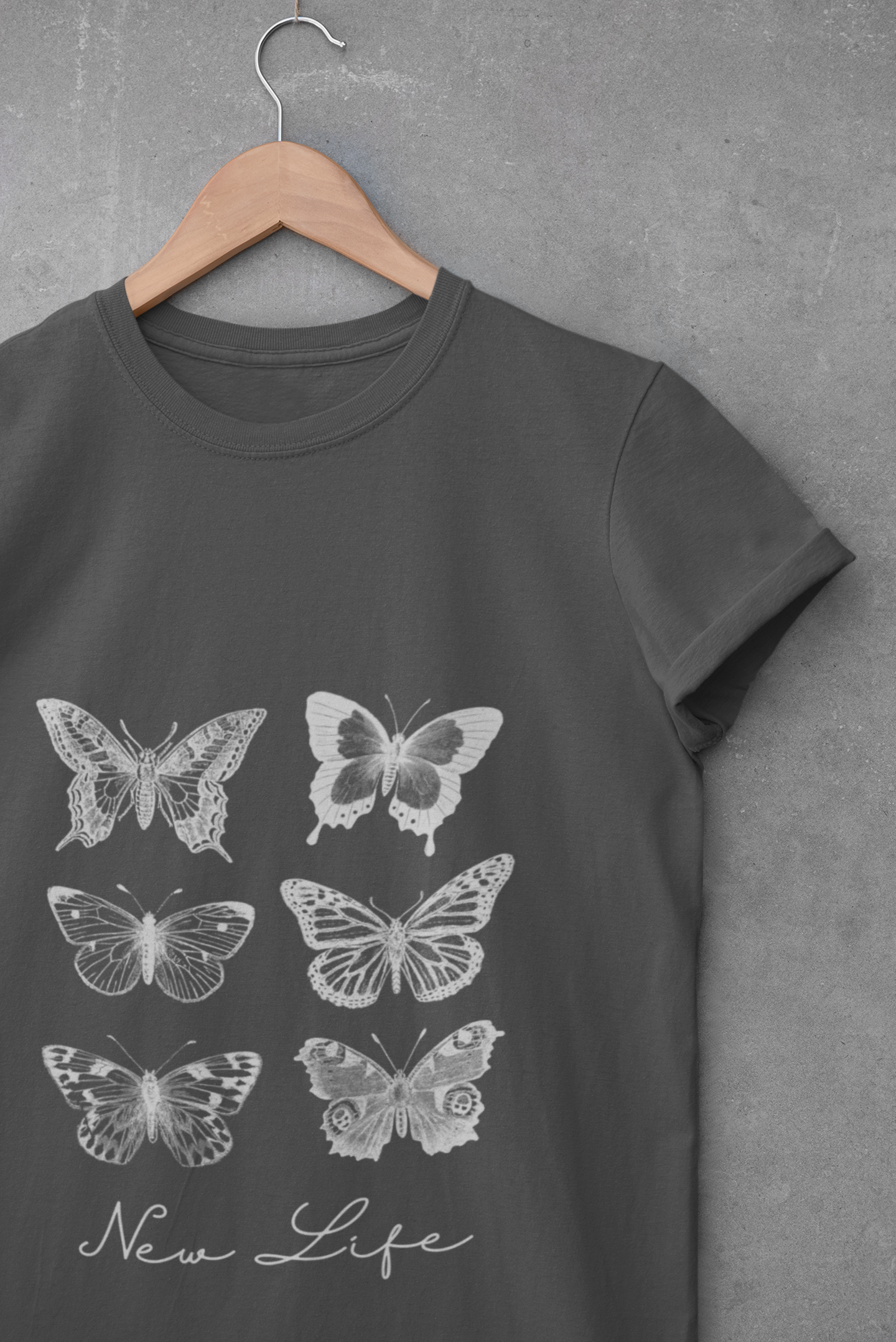 New Life Butterfly T-Shirt | Christian Apparel for Renewal & Joy