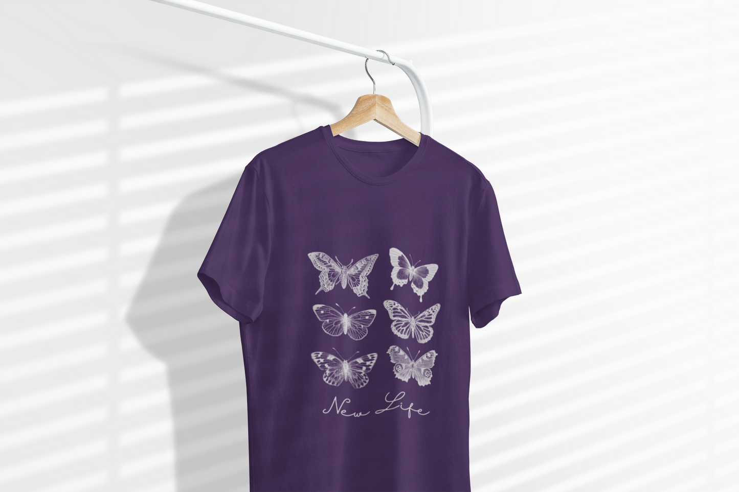 New Life Butterfly T-Shirt | Christian Apparel for Renewal & Joy