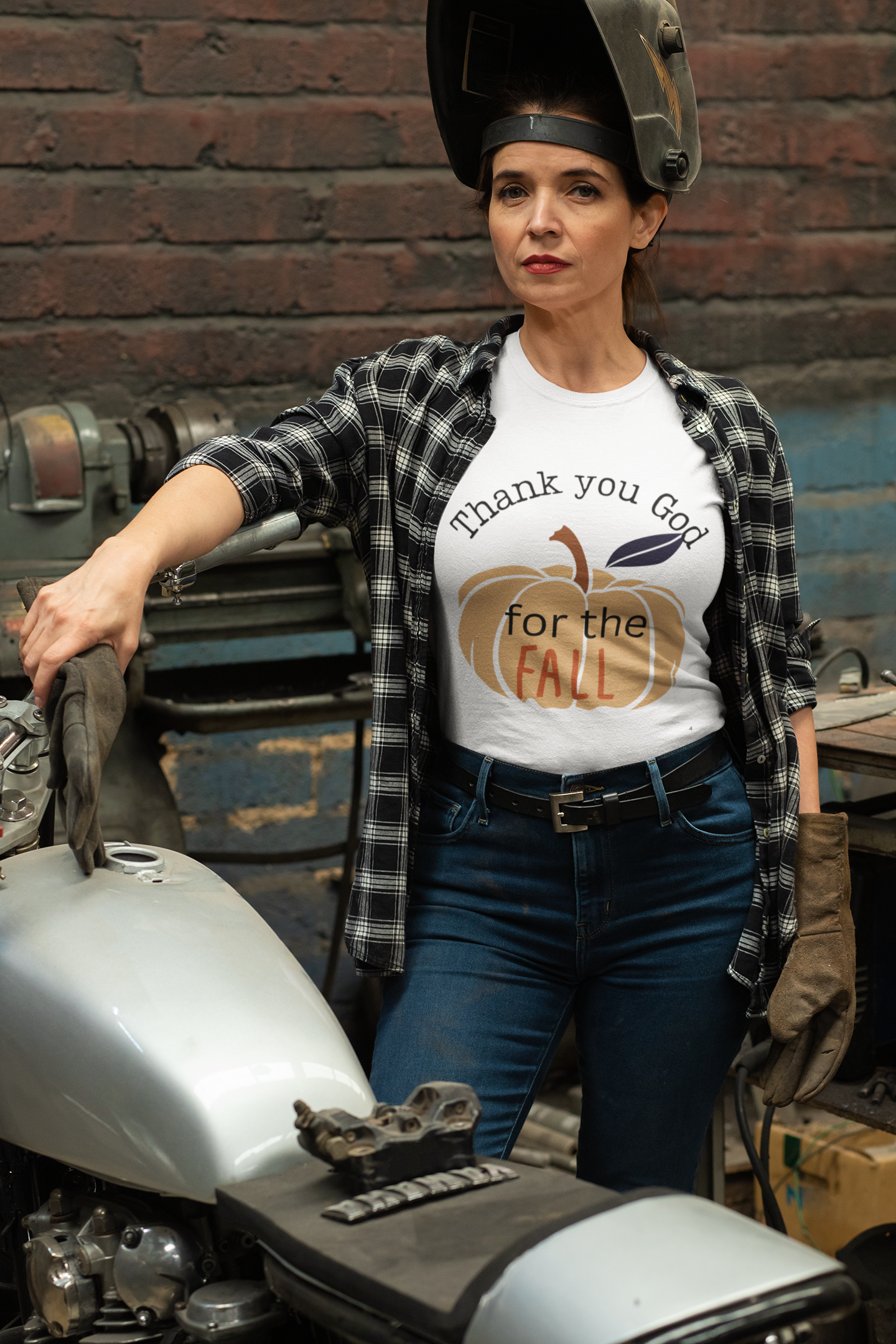 Thank You God for the FALL T-Shirt | Faith-Based Autumn Apparel