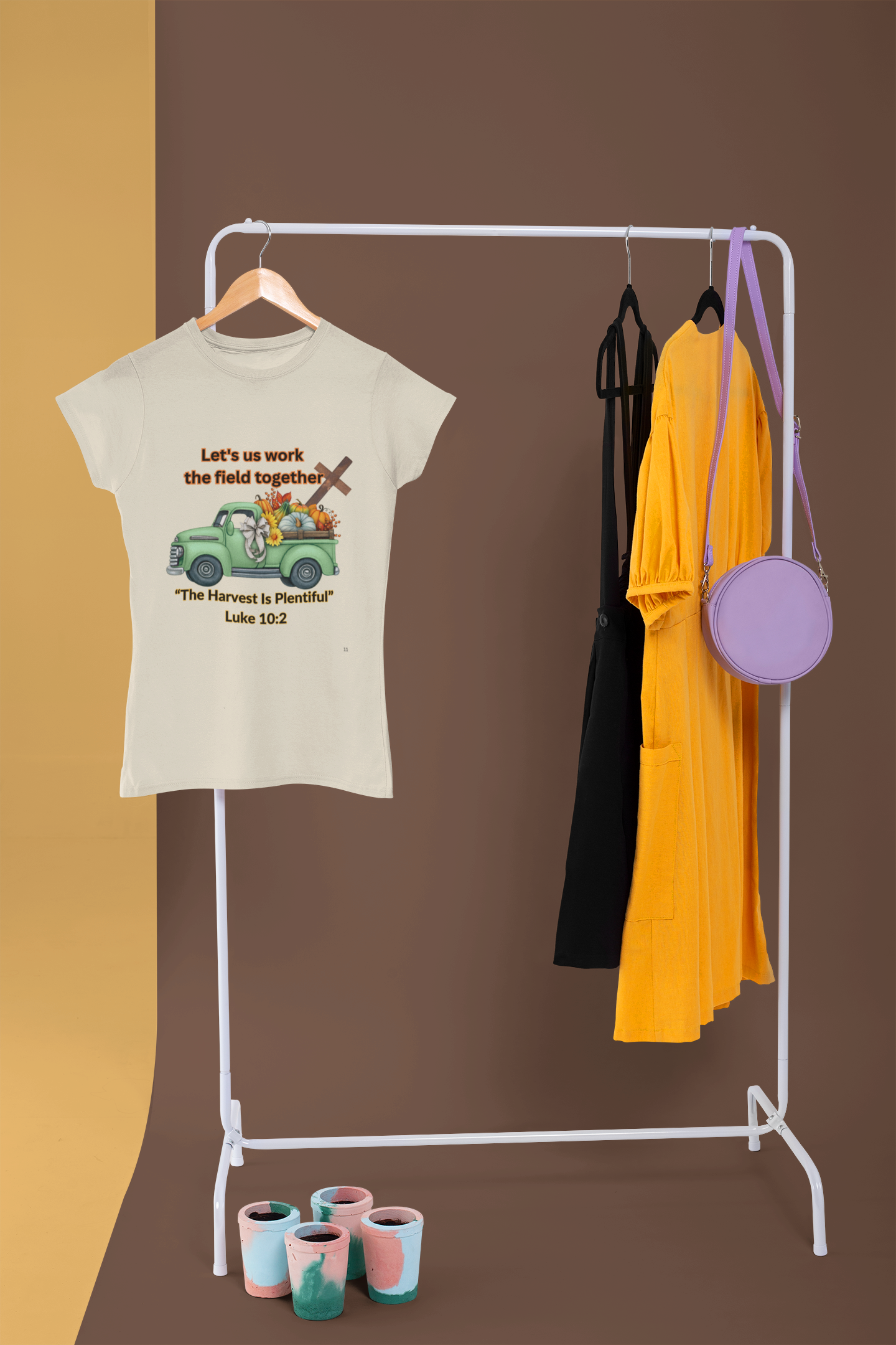 š¾ āLet Us Work the Field Togetherā Harvest Tee Faith in Action. Comfort in Every Thread.