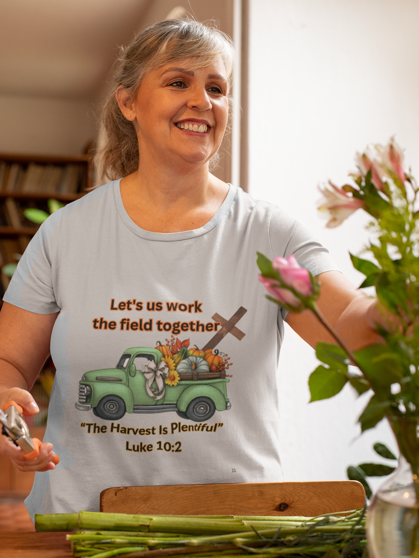 š¾ āLet Us Work the Field Togetherā Harvest Tee Faith in Action. Comfort in Every Thread.