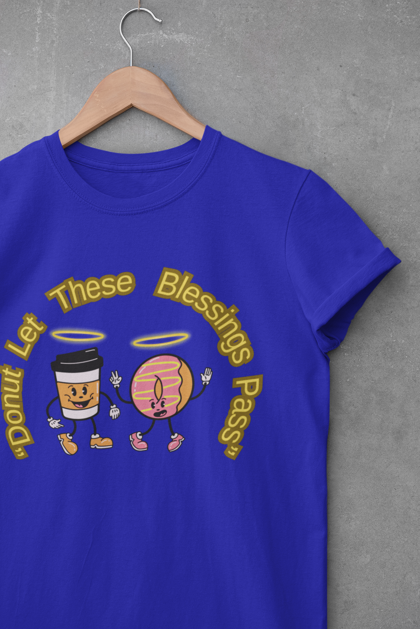 Donut Let These Blessings Pass Christian Joke T Shirt