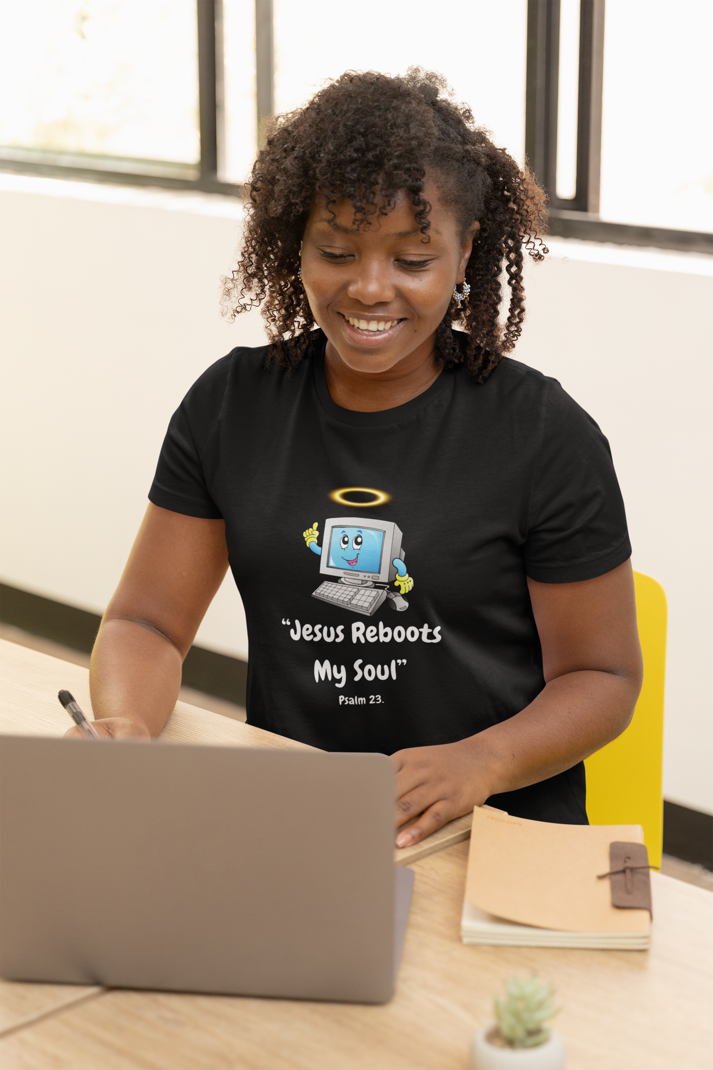 Heavenly Computer Tee, Cute Tech Shirt, Unisex Casual T-Shirt, Gift for Tech Lovers, Computer Humor Tee