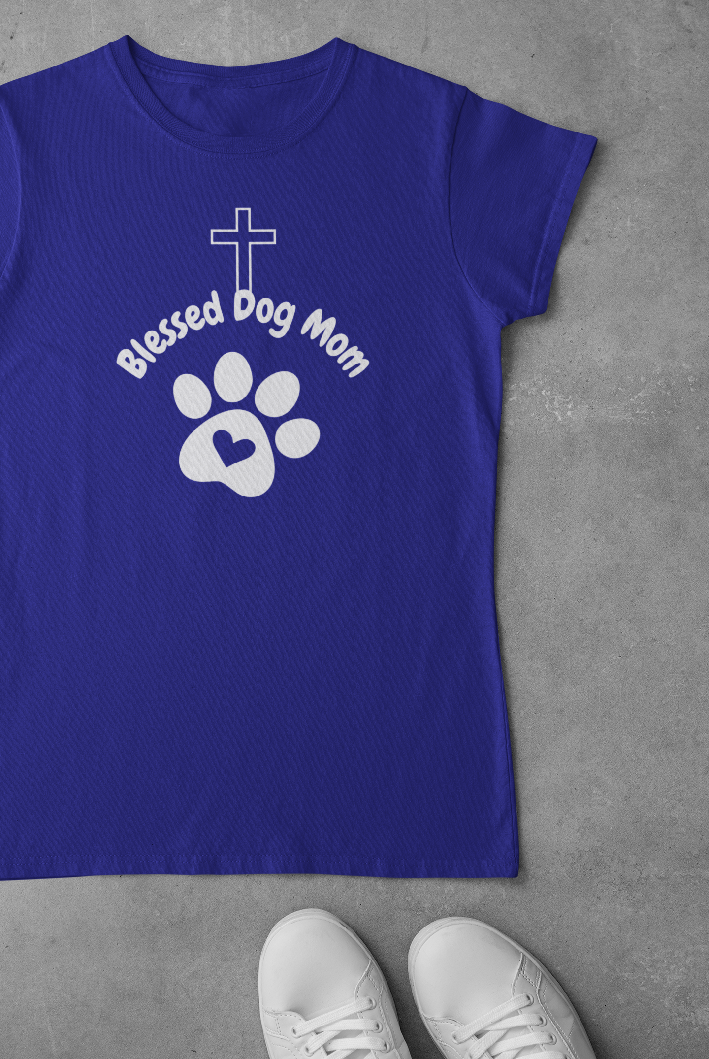 Blessed Dog Mom Tee - Perfect Gift for Pet Lovers, Christian Dog Moms, Casual Wear, Dog Themed Tee, Birthday Gift Idea