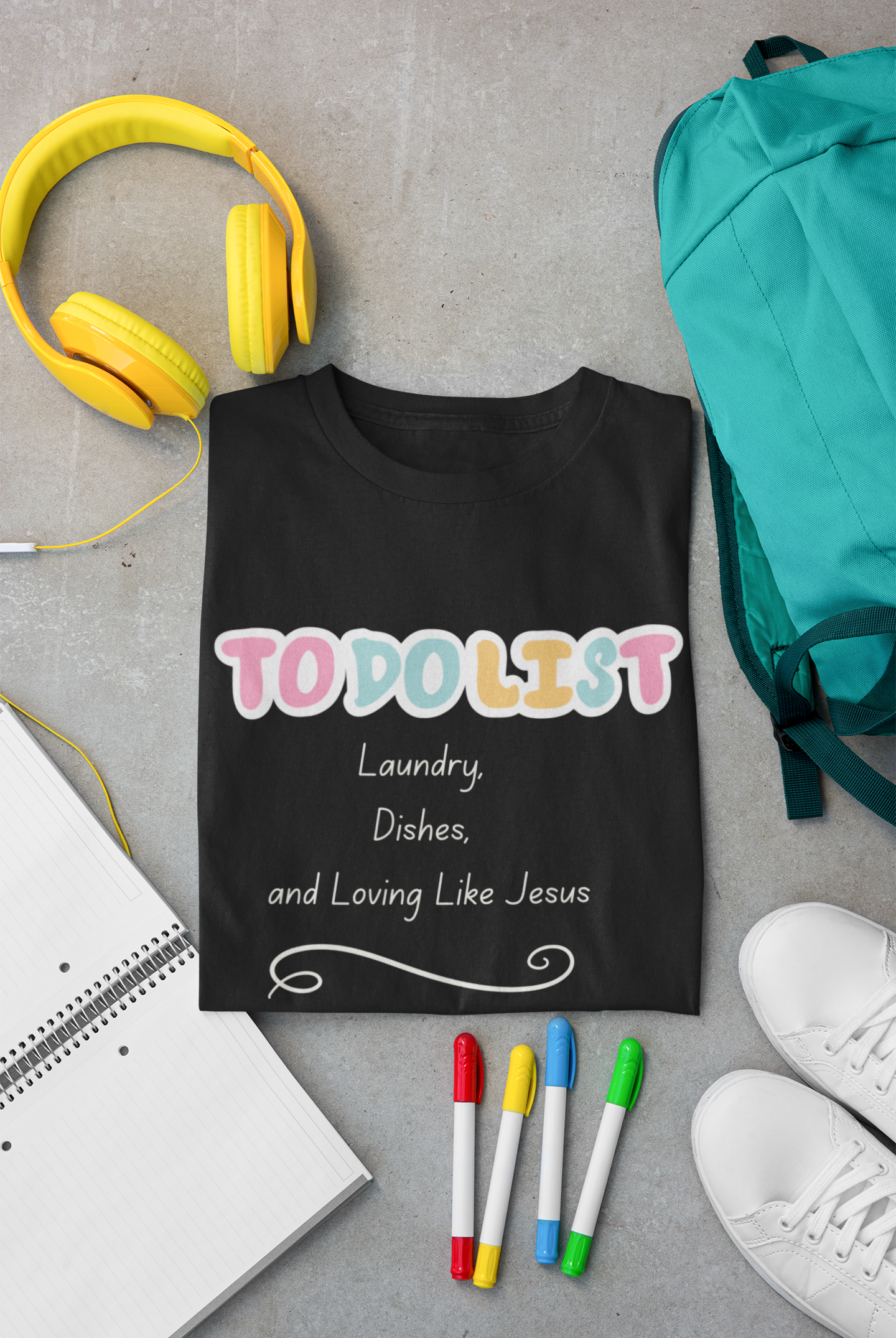 Fun To Do List Unisex Tee, Casual Cotton T-Shirt, Gift Idea for Students, Minimalist Clothing, Everyday Wear, Cute Graphic Shirt