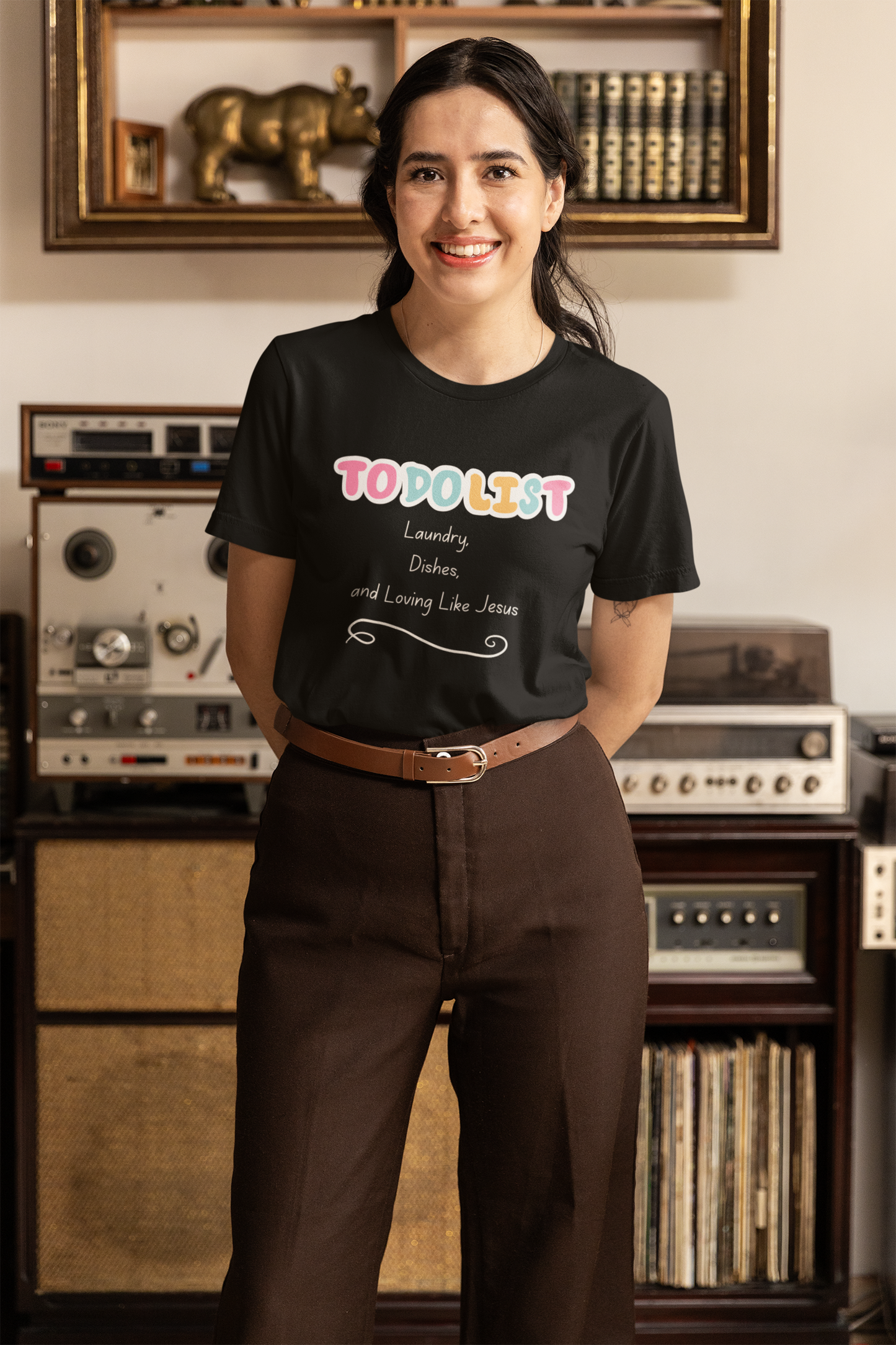 Fun To Do List Unisex Tee, Casual Cotton T-Shirt, Gift Idea for Students, Minimalist Clothing, Everyday Wear, Cute Graphic Shirt