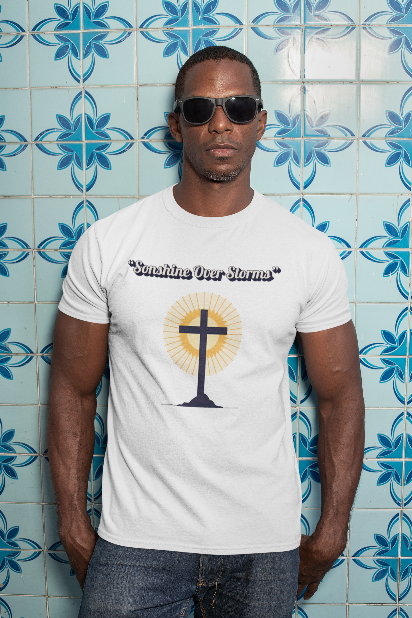 Sunshine Over Storms T-Shirt – Faith-Rooted Comfortwear for Resilience & Grace
