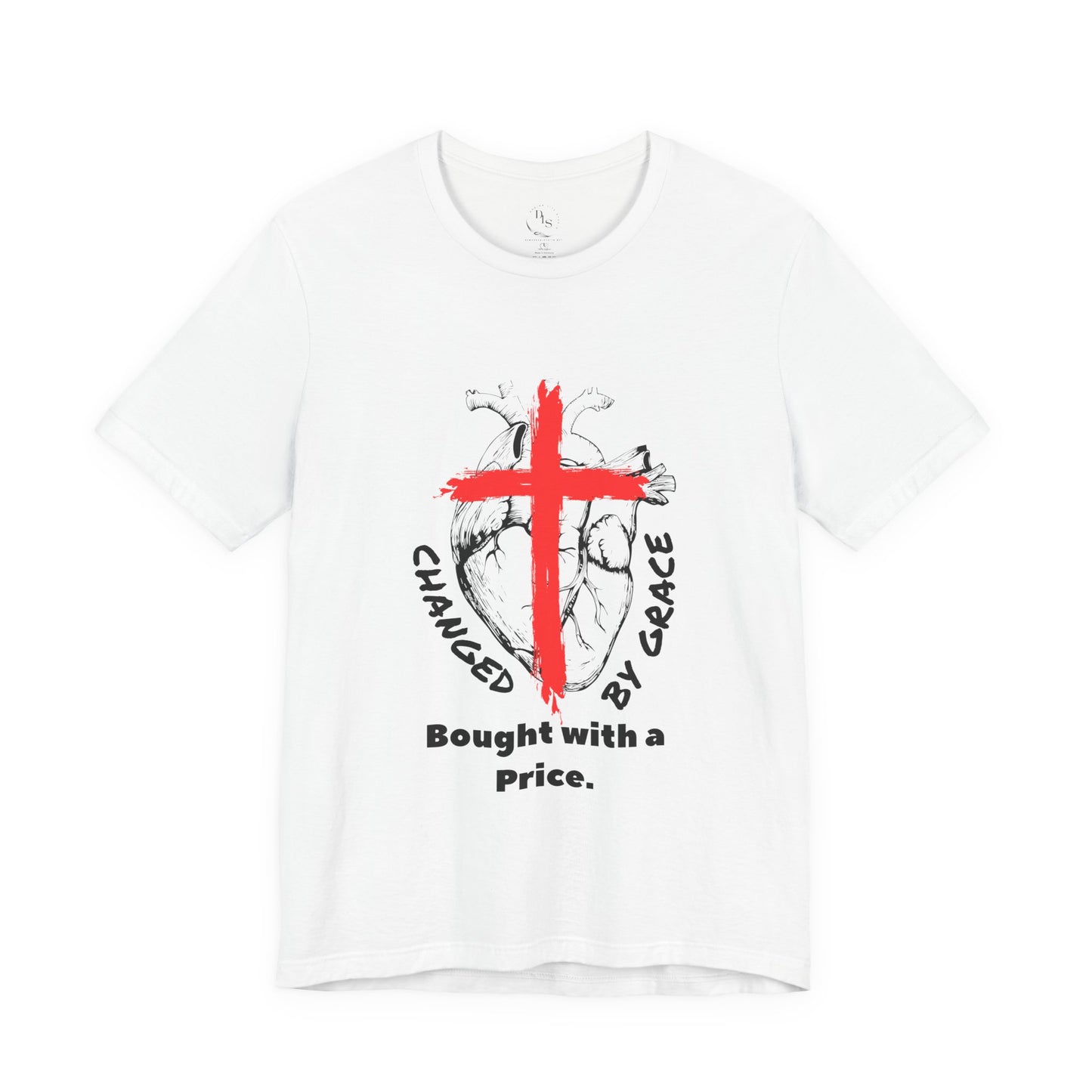 Changed by Grace – Bought with a Price Tee Bold Faith. Visible Redemption.