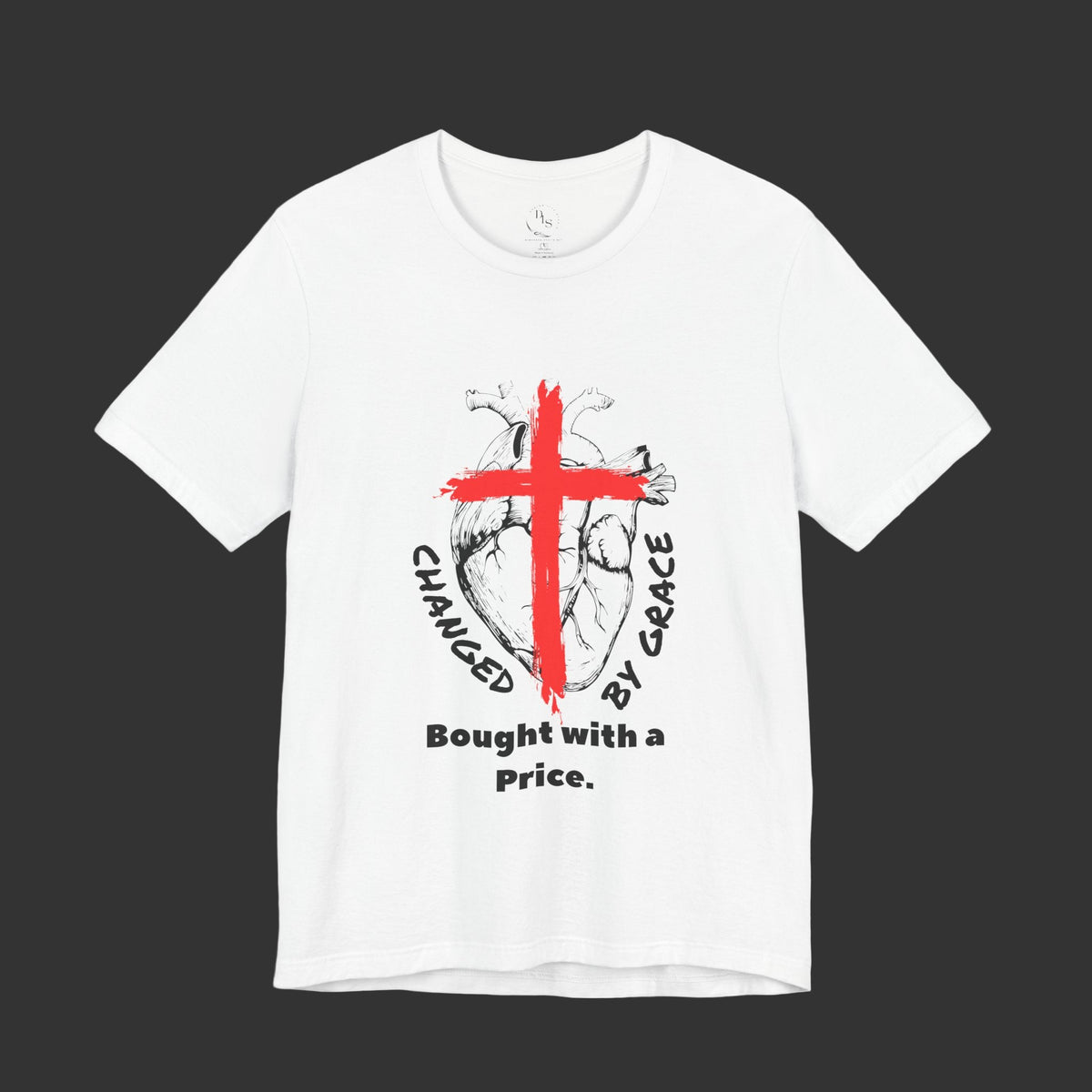 Changed by Grace – Bought with a Price Tee Bold Faith. Visible Redemption.