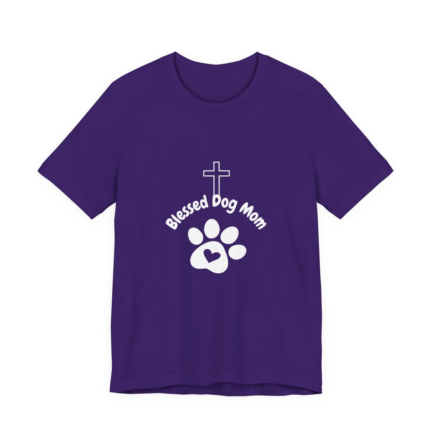 Blessed Dog Mom Tee - Perfect Gift for Pet Lovers, Christian Dog Moms, Casual Wear, Dog Themed Tee, Birthday Gift Idea