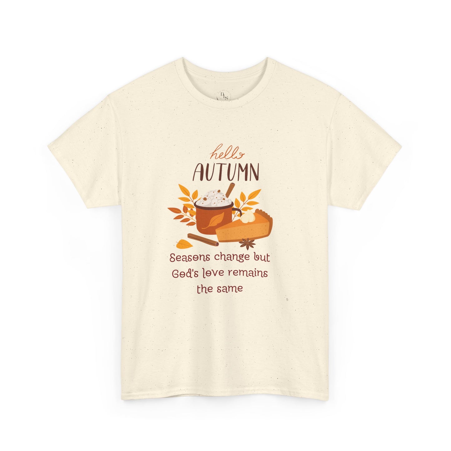 Hello Autumn Christian T-Shirt – God's Love Never Changes