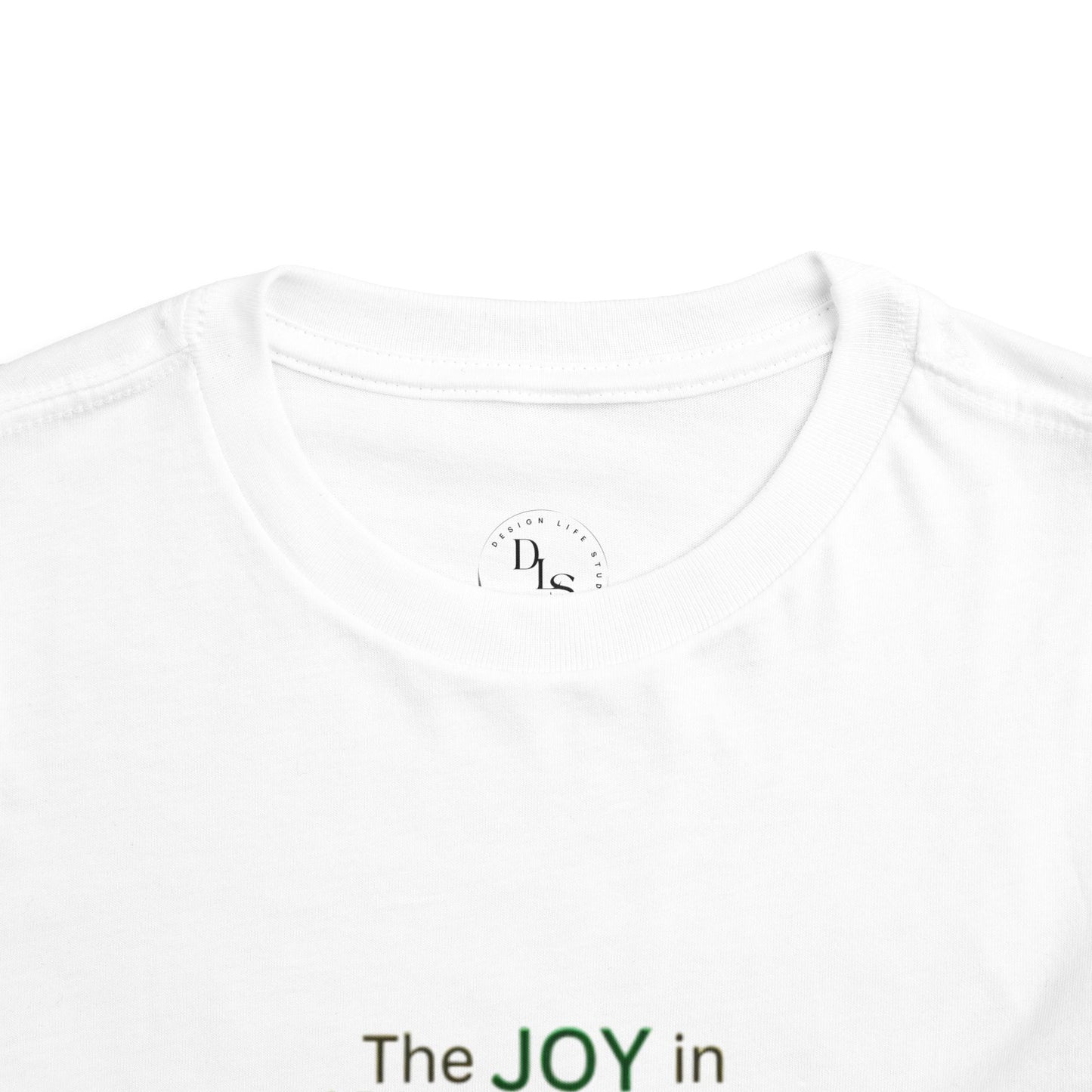Toddler Tee — "The Joy in Christmas is Jesus" Cute Christian Holiday Shirt
