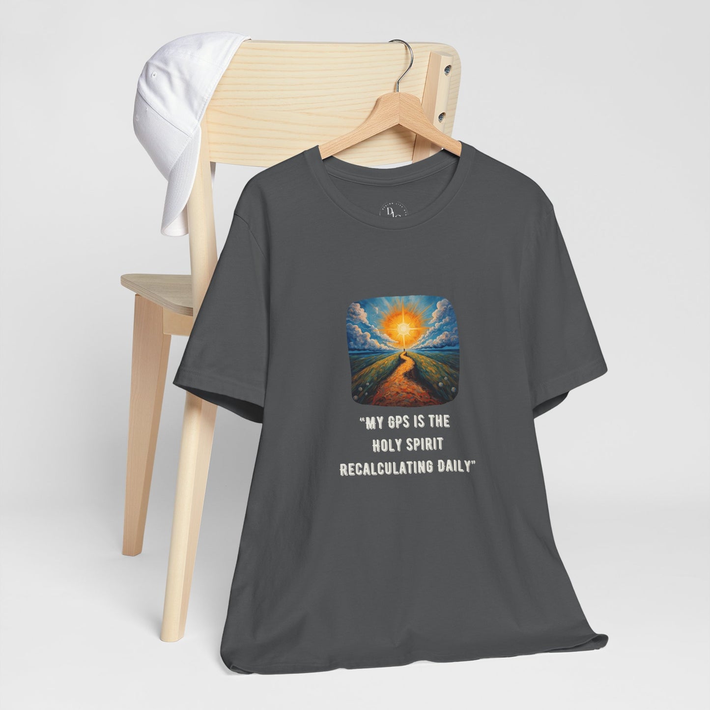 Holy Spirit GPS T-Shirt – Faithwear for Daily Guidance, Trust & Recalibration