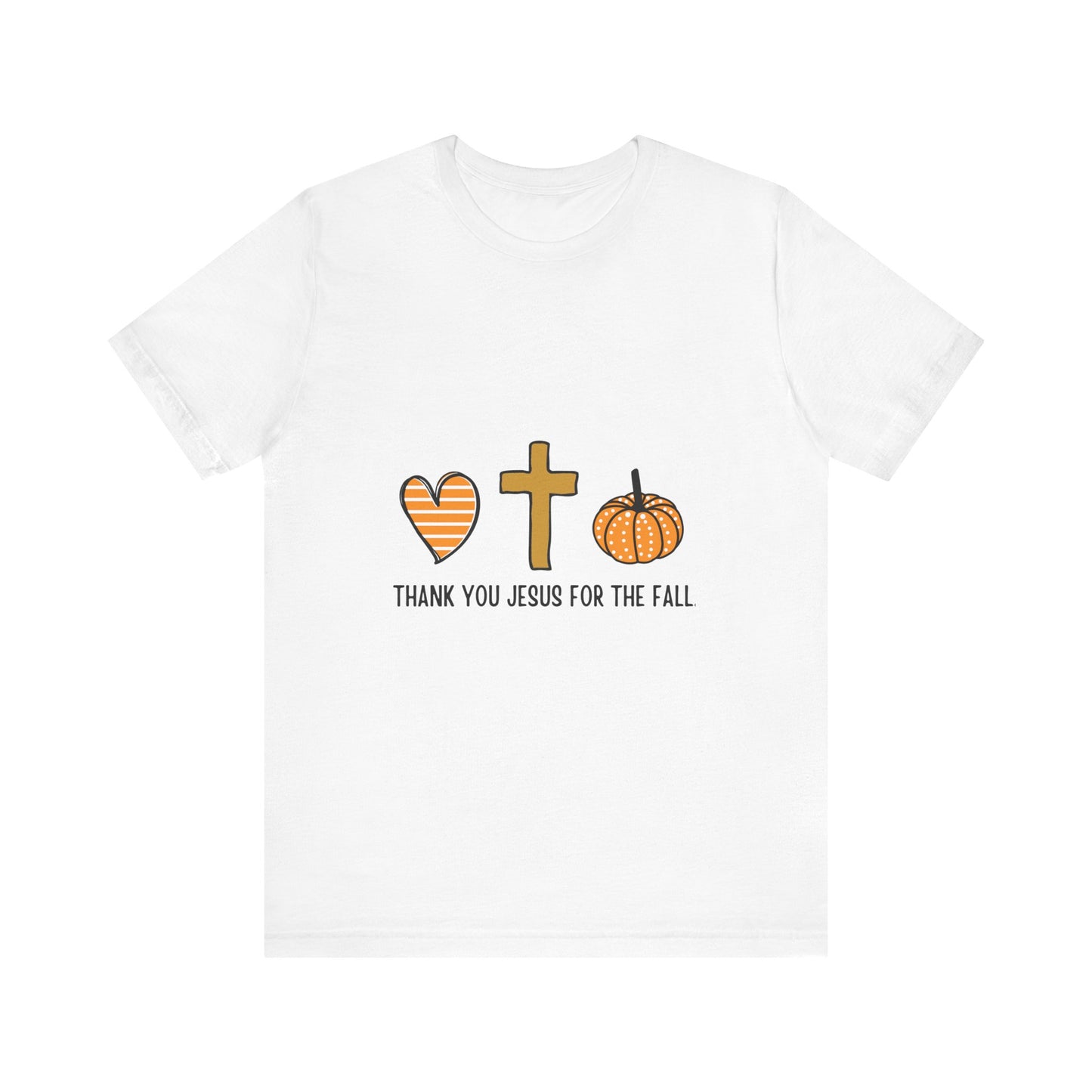 Heart, cross, and pumpkin icons. Perfect for seasonal gatherings, devotionals, and legacy-inspired living. You Jesus for the Fall, Autumn Fashion, Thanksgiving Gift, Faith Shirt, Casual Wear
