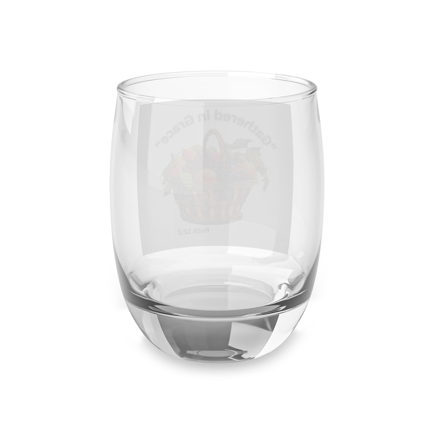 Gathered in Grace Whiskey Glass - Unique Gift, Home Bar Decor, Celebration Drinkware, Christian Encouragement, Personalized Gift