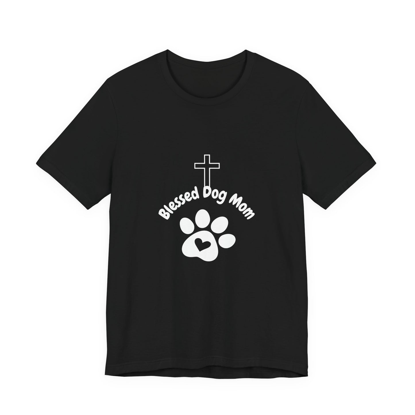Blessed Dog Mom Tee - Perfect Gift for Pet Lovers, Christian Dog Moms, Casual Wear, Dog Themed Tee, Birthday Gift Idea