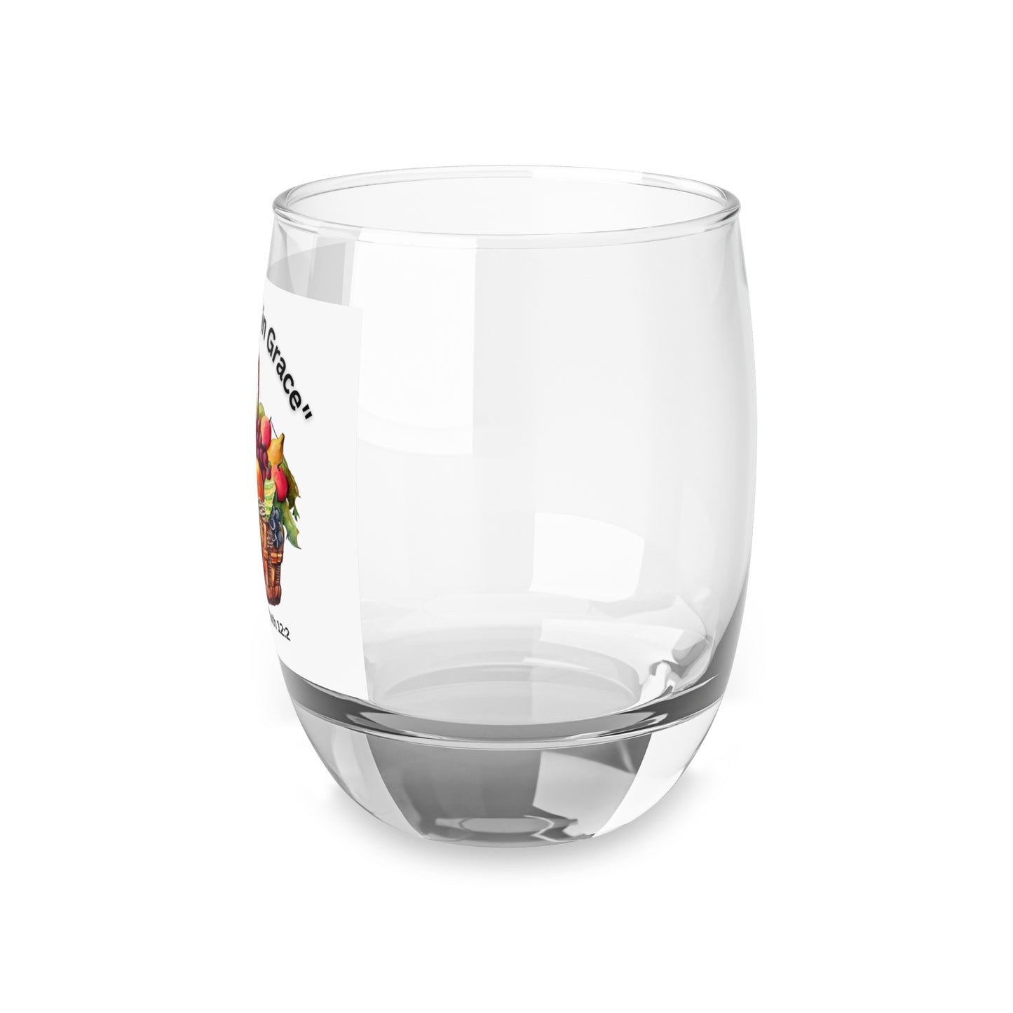 Gathered in Grace Whiskey Glass - Unique Gift, Home Bar Decor, Celebration Drinkware, Christian Encouragement, Personalized Gift