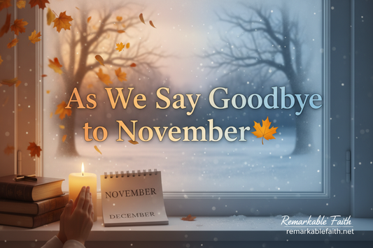 🍂 As We Say Goodbye to November