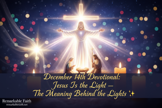 ✨ December 14th Devotional: Jesus Is the Light — The Meaning Behind the Lights