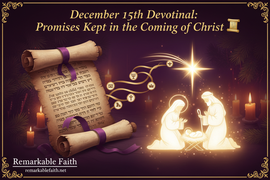 📜 December 15th Devotional: Promises Kept in the Coming of Christ