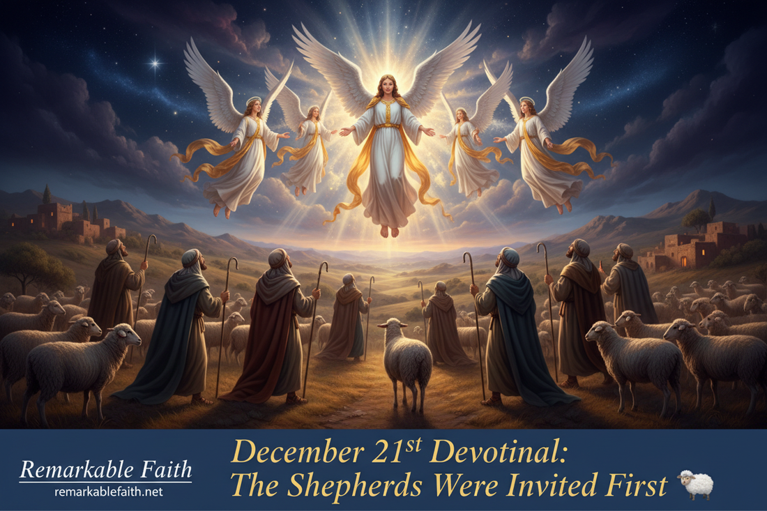 🐑 December 21st Devotional: The Shepherds Were Invited First