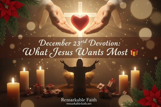 🎁 December 23rd Devotion: “What Jesus Wants Most”