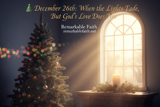 🎄 December 26th: When the Lights Fade, But God’s Love Does Not