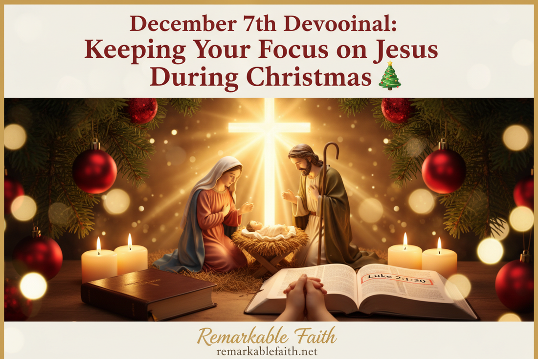🎄 December 7th Devotional: Keeping Your Focus on Jesus During Christmas
