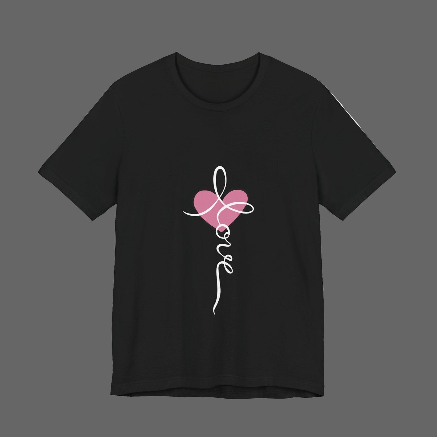 Heart Pattern Unisex Tee, Casual Love Shirt, Gift for Friends, Valentine's Day Top, Everyday Wear, Cute Heart Print T-Shirt