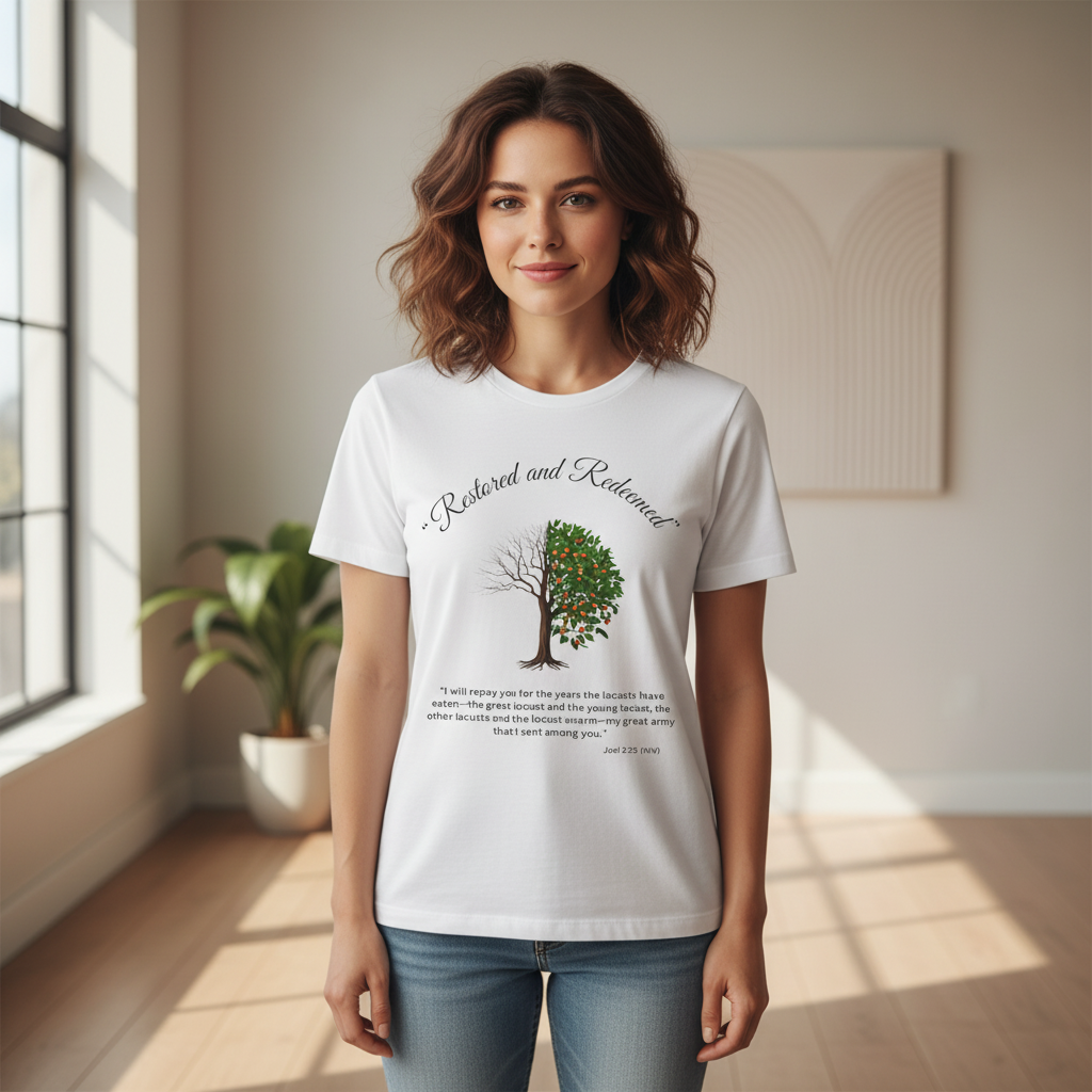 He restores what the locus have eaten - Short Sleeve Tee