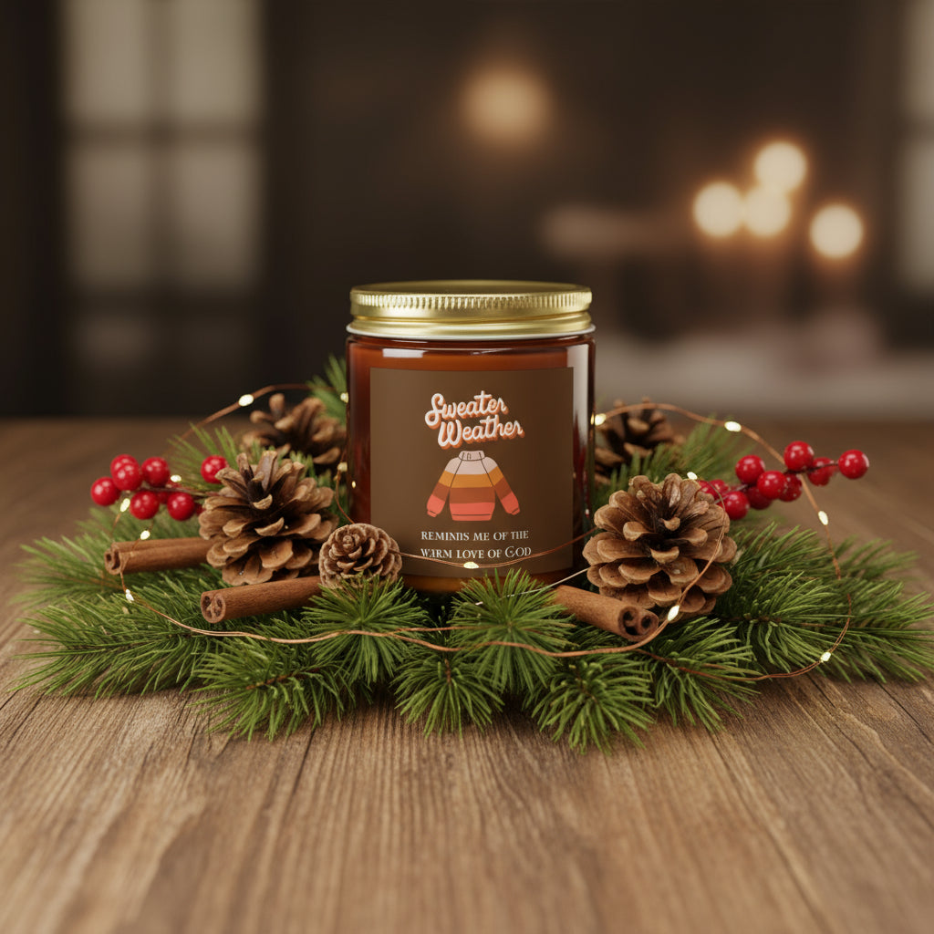 Coconut Apricot Scented Candle - Cozy Fall Vibes, Perfect Gift for Home, Aromatherapy, Relaxation, Winter Decor, Seasonal Candle