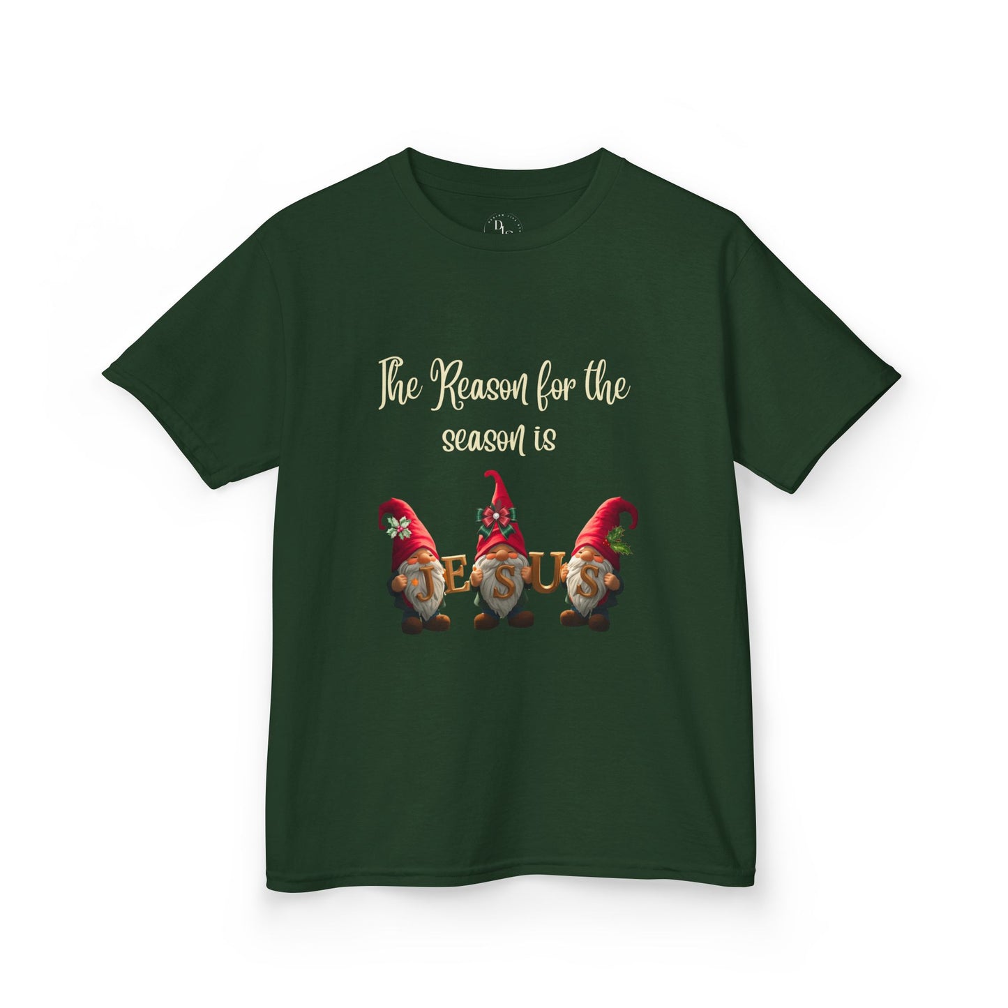 Kids Christmas Gnome Tee — "The Reason for the Season" Holiday Shirt