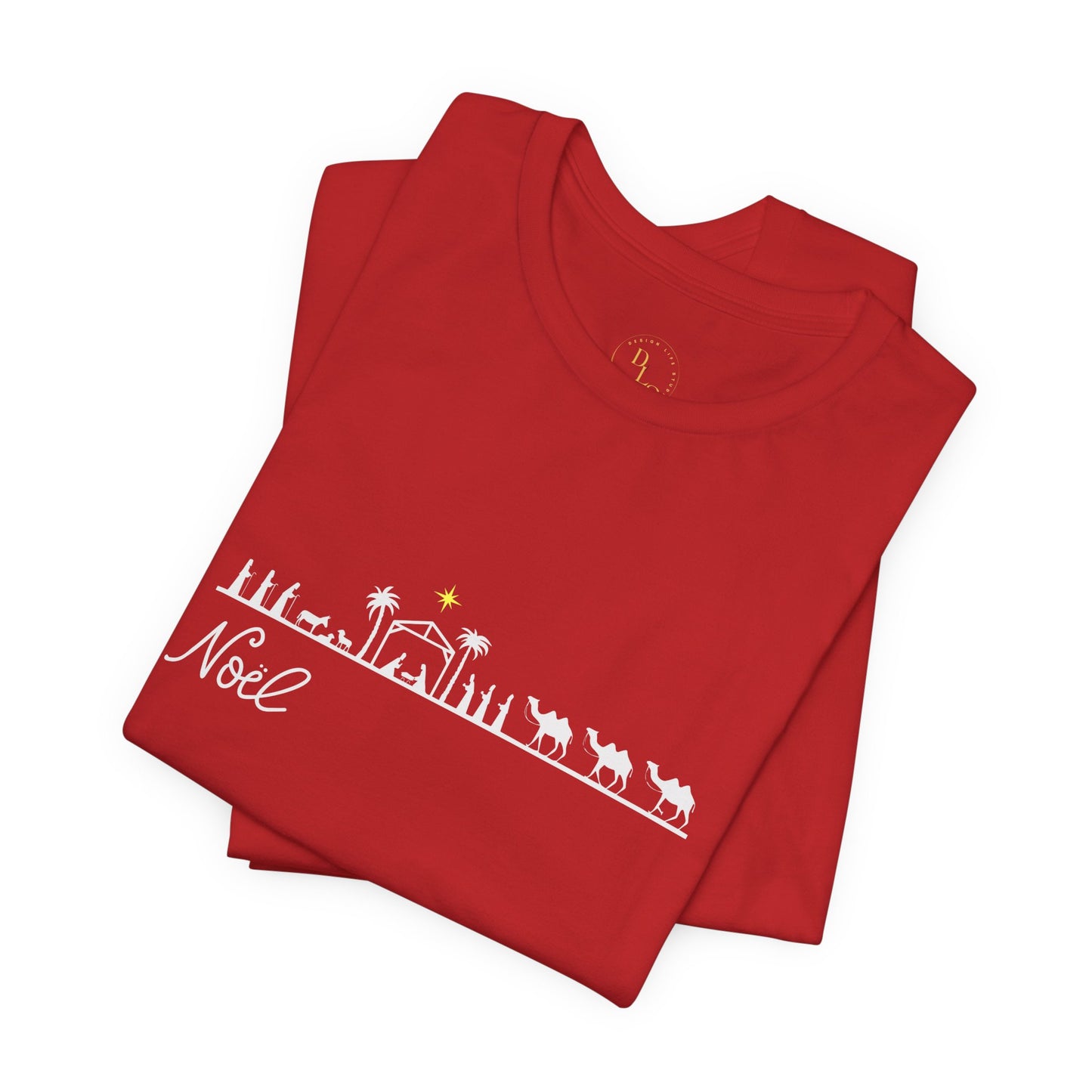 Noel Nativity T-Shirt — Minimal Three Wise Men Christmas Tee