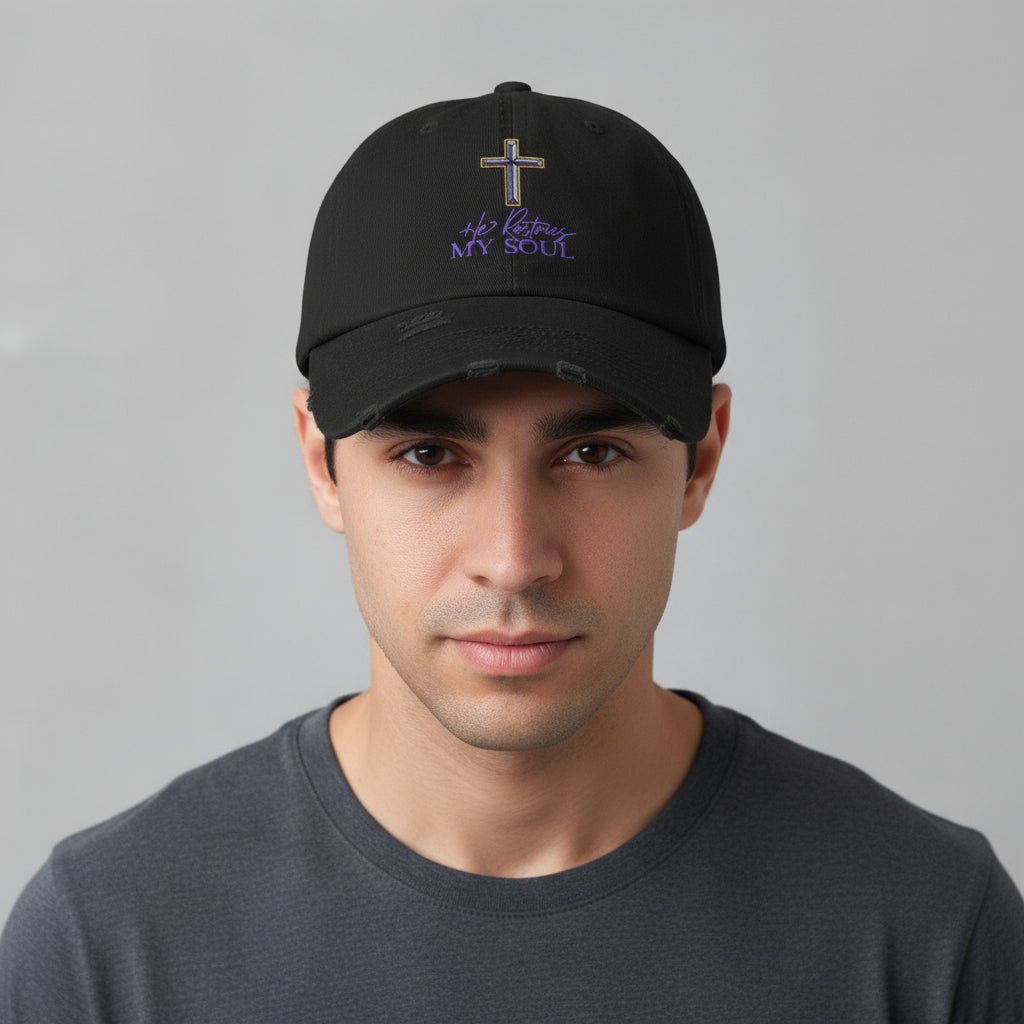 Unisex Distressed Cap