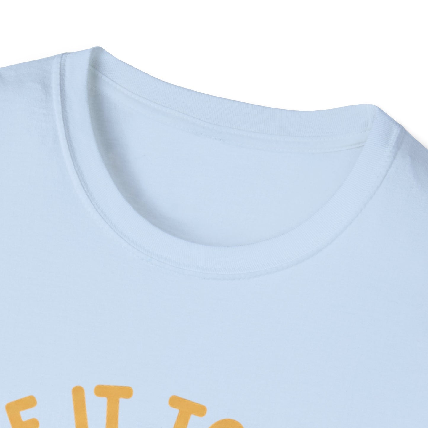 Christian Cross T-Shirt — "Give It to God He's Up Anyway" Faith Tee