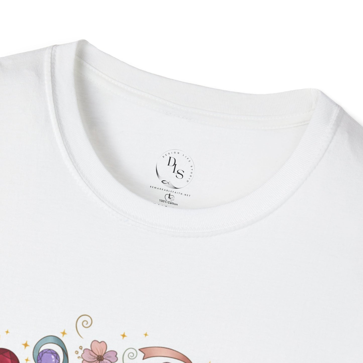 Women Are Worth Far More Than Rubies Proverbs 31:10 Floral T-Shirt